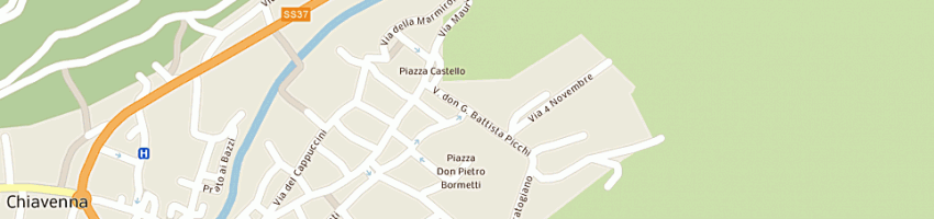 Mappa della impresa buzzetti ermanno a CHIAVENNA