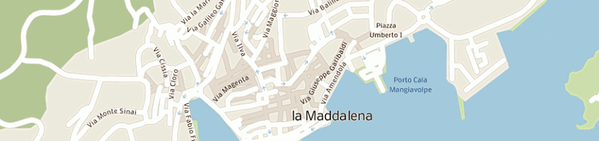Mappa della impresa unita' sanitaria locale n4 a LA MADDALENA
