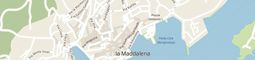 Mappa della impresa bertorino bartolomeo a LA MADDALENA