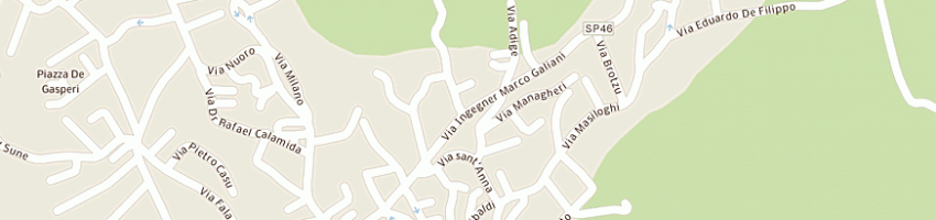 Mappa della impresa fenu e c a OLIENA