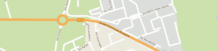 Mappa della impresa villa di gianluigi villa e c sas a LISCATE