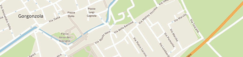 Mappa della impresa brugnetti luciano a GORGONZOLA