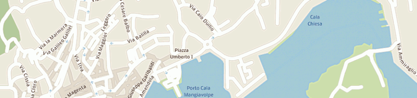 Mappa della impresa dessi' gina a LA MADDALENA