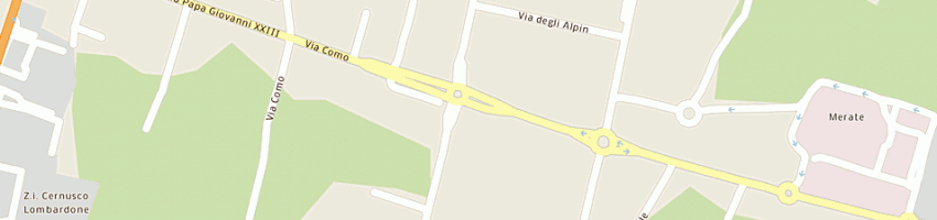 Mappa della impresa paganini claudio teodosio a MERATE