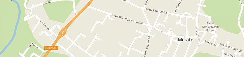 Mappa della impresa bonalume giancarla a MERATE