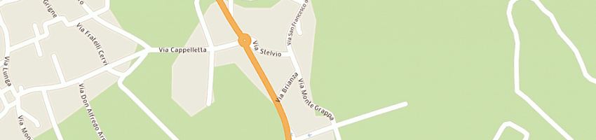 Mappa della impresa brivio gino a MERATE
