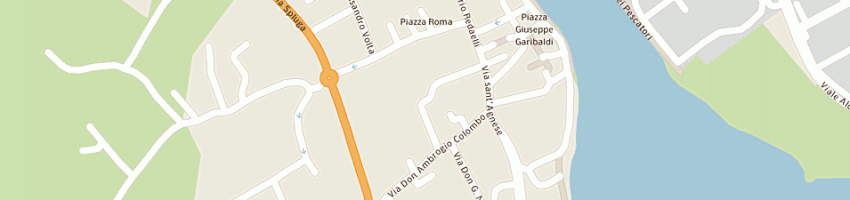 Mappa della impresa bar aurora di locatelli giulia a OLGINATE