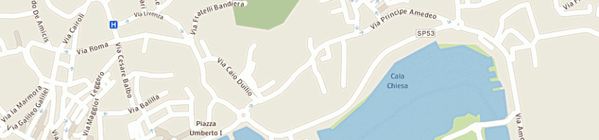 Mappa della impresa farmacia la maddalena del dottor giuseppe buffardo ec sas a LA MADDALENA