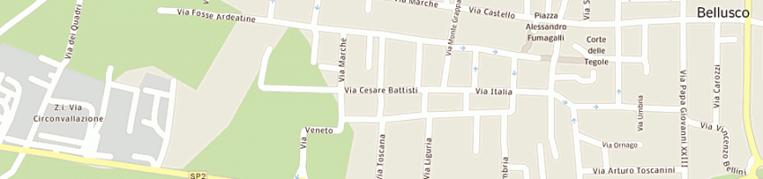 Mappa della impresa torneria mauri snc a MONZA