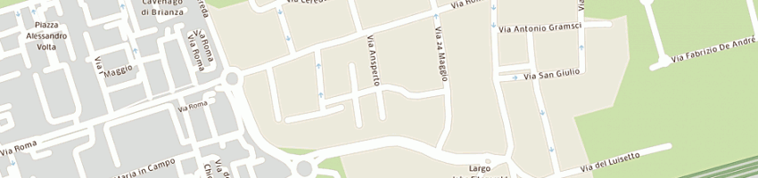 Mappa della impresa adr di racaniello diego massimo a CAVENAGO DI BRIANZA