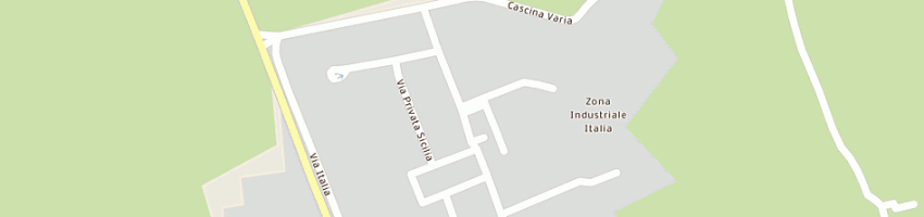 Mappa della impresa immagine legno snc di albertin roberto e c a LODI VECCHIO