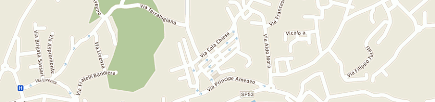 Mappa della impresa associazione volontari italiani del sangue a LA MADDALENA