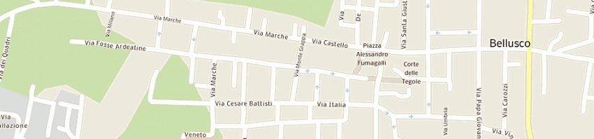 Mappa della impresa studio di ingegneria a BELLUSCO