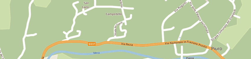 Mappa della impresa giovagnoli e del curto snc di del curto lorenza e c a CHIAVENNA