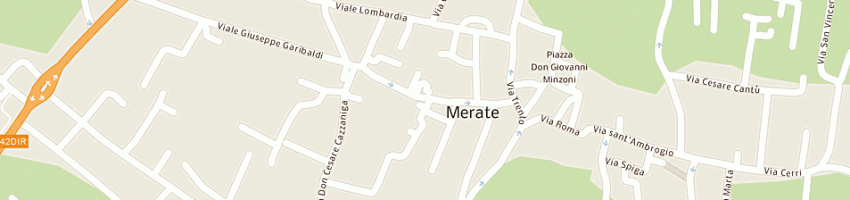 Mappa della impresa griff sas di griffini barbara e c a MERATE