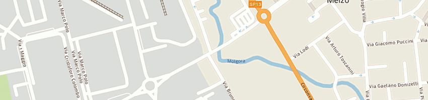 Mappa della impresa regula srl a MELZO