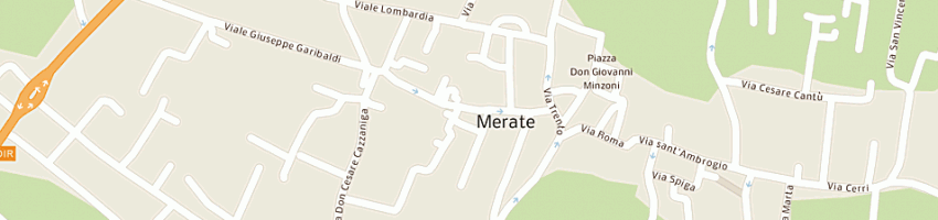 Mappa della impresa l'ortolano del centro di agostani claudia e c sas a MERATE