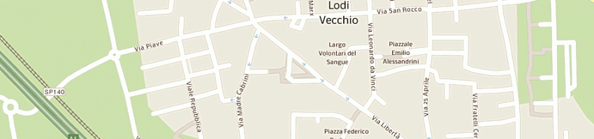 Mappa della impresa snc macini pierangelo e c di macini p e polastri ml a LODI VECCHIO