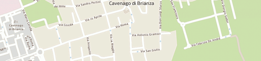Mappa della impresa euro zenith societa' cooperativa a CAVENAGO DI BRIANZA