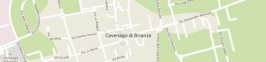 Mappa della impresa lo duca vincenzo a CAVENAGO DI BRIANZA