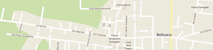 Mappa della impresa la nuova brianza a BELLUSCO