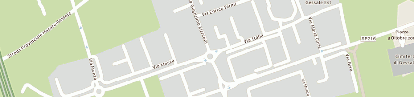 Mappa della impresa ag engineering srl a GESSATE