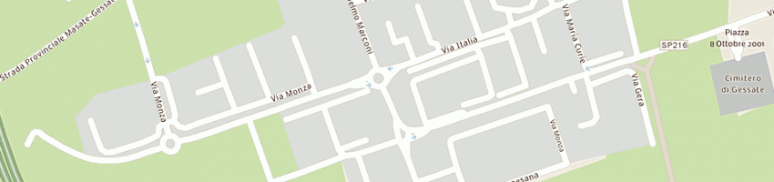 Mappa della impresa pavimenti d'arredo fumagalli sas di r fumagalli e c a GESSATE