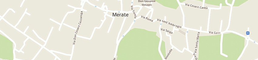 Mappa della impresa lavelli adriano a MERATE