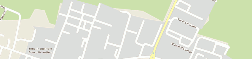 Mappa della impresa newplating srl a RONCO BRIANTINO