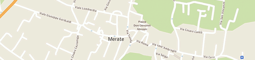 Mappa della impresa panificio mattavelli di valsecchi gabriella e c a MERATE