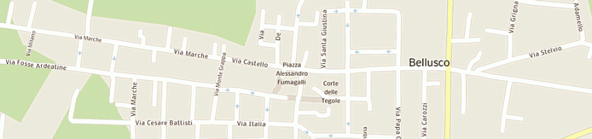 Mappa della impresa immobiltre snc di oliva e c a BELLUSCO
