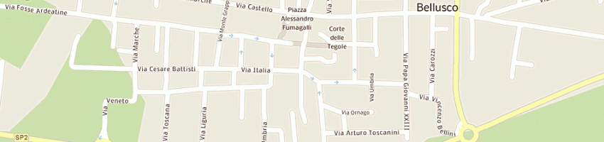Mappa della impresa sala tiziano a BELLUSCO