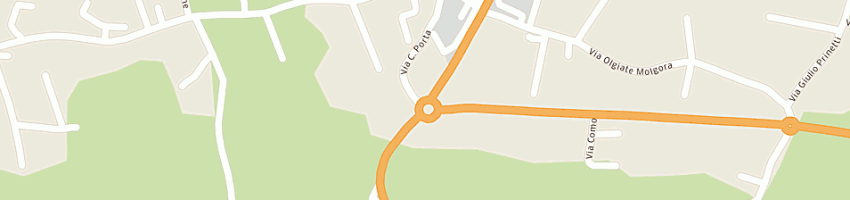 Mappa della impresa dozio carni srl a BRIVIO