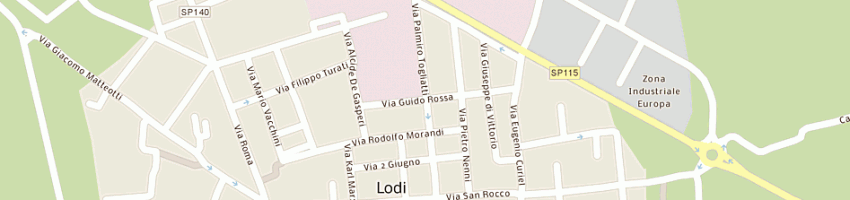 Mappa della impresa pelletteria claudio a LODI VECCHIO