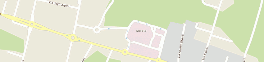 Mappa della impresa l e b sas di buggio raffaella a MERATE