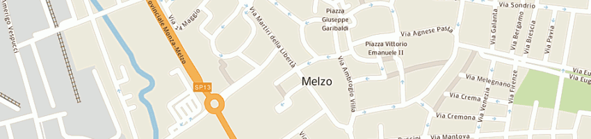 Mappa della impresa oratorio maschile a MELZO