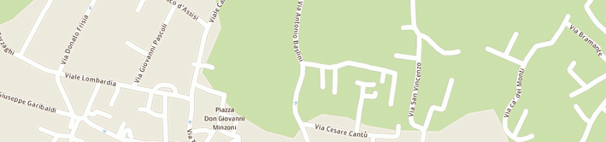 Mappa della impresa cazzaniga le tende di luigi cazzaniga e c (snc) a MERATE