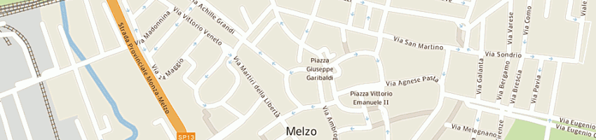 Mappa della impresa sanpaolo imi spa a MELZO