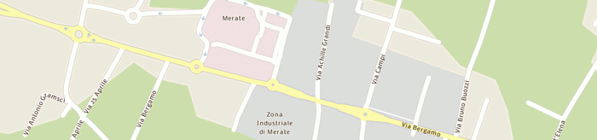 Mappa della impresa csb srl a MERATE