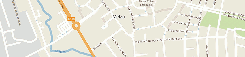 Mappa della impresa tangram srl a MELZO