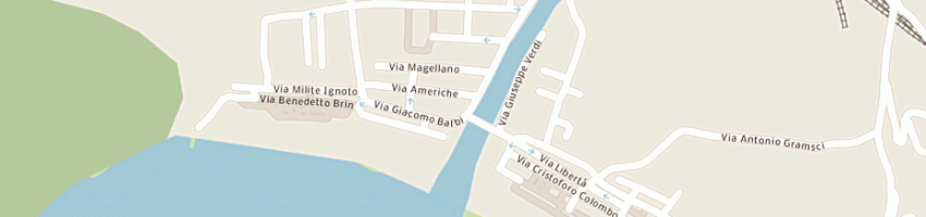 Mappa della impresa gelateria bar stagnaro a SESTRI LEVANTE