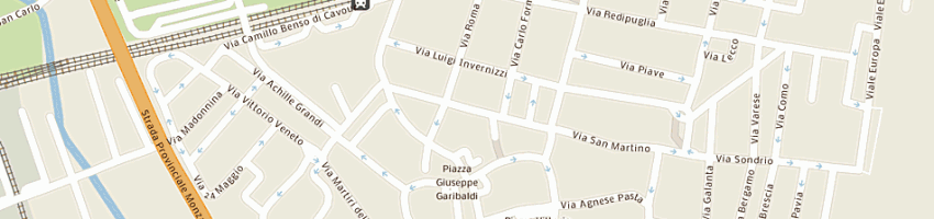 Mappa della impresa raggi roberto a MELZO