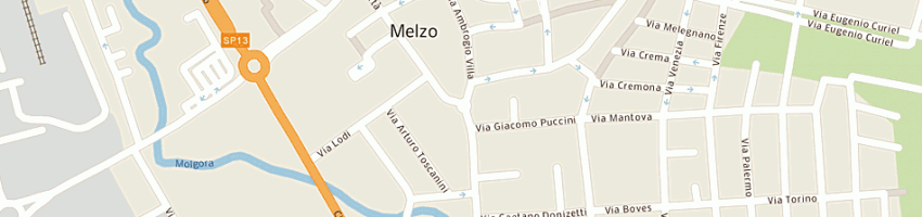 Mappa della impresa banco di brescia san paolo cab spa a MELZO