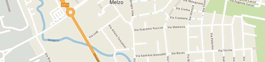 Mappa della impresa bonvini ferdinando a MELZO