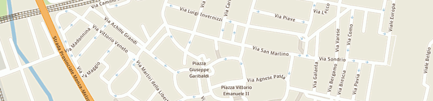 Mappa della impresa grua roberto a MELZO