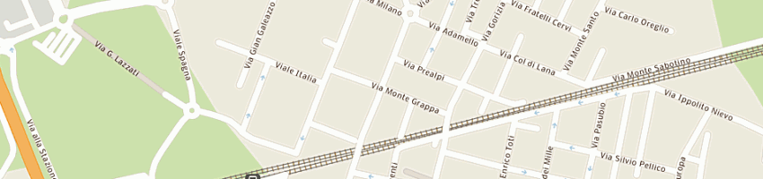 Mappa della impresa la lanterna sas di baselli rosa e c a MELZO