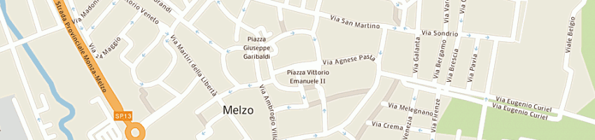 Mappa della impresa bertolazzi calzature a MELZO