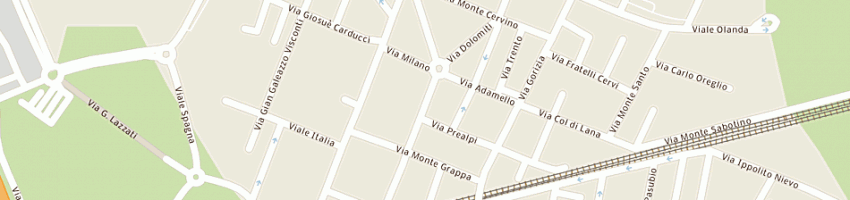 Mappa della impresa bpm srl a MELZO
