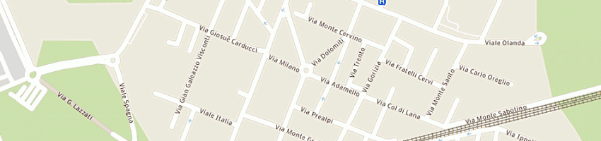 Mappa della impresa tomasini mariateresa a MELZO