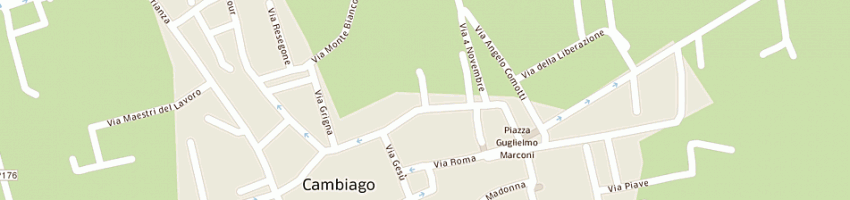 Mappa della impresa comune di cambiago a CAMBIAGO